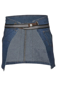 Berkeley Medium Blue Denim Waist Snap Apron