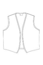 Maroon No Buttons Unisex Vest with No Pockets