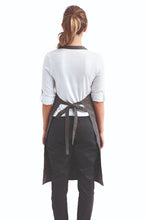 Dark Grey Organic Cotton Bib Apron (No Pockets)