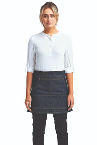 Denim Jean Stitch Waist Apron (4 Pocket Pouch)