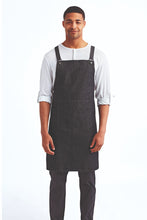 Cross Back 'Barista' Bib Adjustable Apron (1 Pocket w/ Pen Slot)