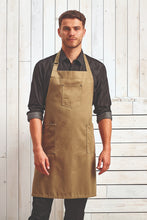 Steel Cotton Chino Adjustable Bib Apron (3 Pocket)