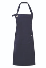 Navy "Calibre" Bib Adjustable Apron (4 Pocket Pouch)