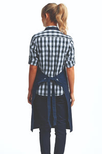 Navy "Calibre" Bib Adjustable Apron (4 Pocket Pouch)