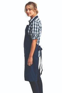 Navy "Calibre" Bib Adjustable Apron (4 Pocket Pouch)