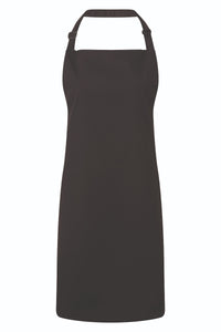 Black Sustainable Bib Apron (No Pockets)