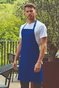 Green Sustainable Bib Apron (No Pockets)