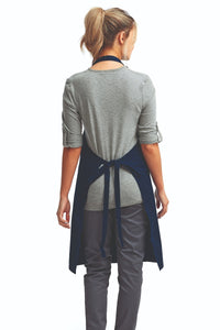 Navy Sustainable Bib Apron (No Pockets)