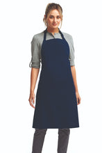 Navy Sustainable Bib Apron (No Pockets)