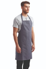 Steel Sustainable Bib Apron (No Pockets)