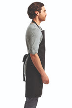 Black Sustainable Bib Apron (No Pockets)