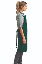 Green Sustainable Bib Apron (No Pockets)