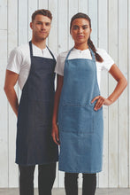 Silver Sustainable Bib Apron (1 Pocket w/ Pencil Divide)