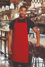 Black Sustainable Bib Apron (1 Pocket w/ Pencil Divide)