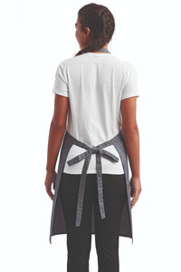 Steel Sustainable Bib Apron (1 Pocket w/ Pencil Divide)