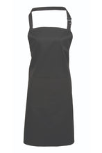 Black Sustainable Bib Apron (1 Pocket w/ Pencil Divide)