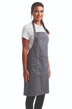 Steel Sustainable Bib Apron (1 Pocket w/ Pencil Divide)