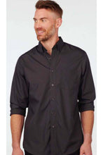 Men's Lightweight Long Sleeve Poplin Shirt - Navy