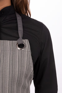 Brooklyn Dark Grey Bib Apron