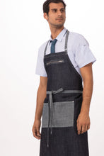 Manhattan Indigo Blue Denim Bib Apron