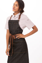 Memphis Black Denim Bib Apron