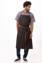 Memphis Black Denim Chefs Bib Apron