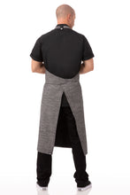 Corvallis Black & Steel Grey Chefs Bib Apron