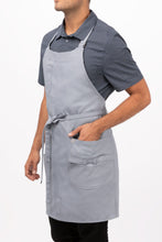 Logan Clay Bib Apron (3 Pockets)