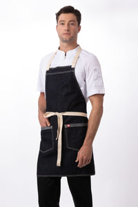 Ridgewood Indigo Blue Bib Apron