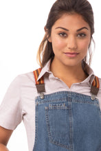 Berkeley Medium Blue Short Bib Apron