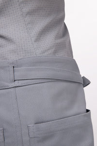 Logan Clay Half Bistro Apron (3 Pockets)