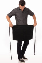 Berkeley Jet Black Half Bistro Apron