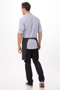 Rockford Steel Grey Half Bistro Apron