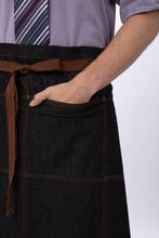 Memphis Black Denim Bistro Apron