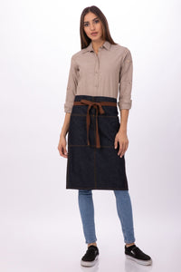 Memphis Indigo Blue Denim Bistro Apron