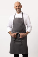 Ceylany Grey Bib Apron (5 Pockets)