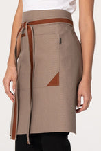 Suffren Taupe Half Bistro Apron (2 Pockets)