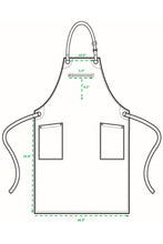 Olive ‘Barley’ Sustainable Bib Apron (3 Pockets)