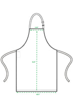 Silver Sustainable Bib Apron (No Pockets)