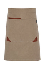 Suffren Taupe Half Bistro Apron (2 Pockets)