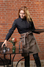 Suffren Taupe Half Bistro Apron (2 Pockets)