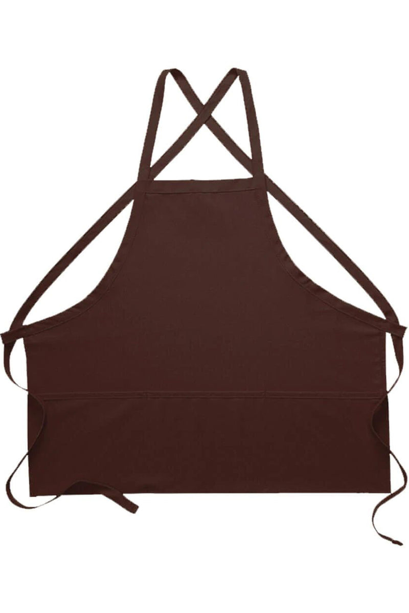 Deluxe Criss Cross Bib Apron (3 Pockets) – ApronWarehouse