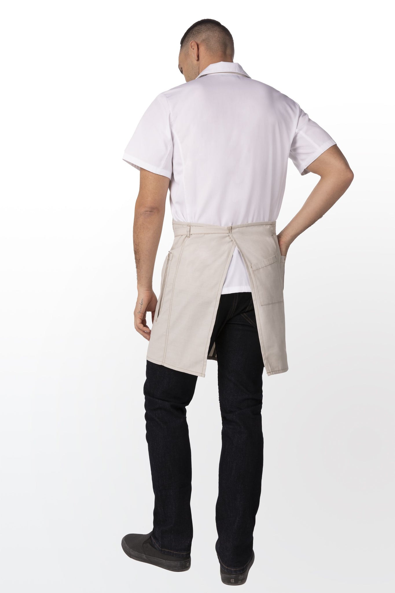 Natural Medford Bib (3 Pockets) – ApronWarehouse