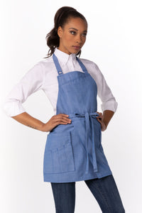 Medford French Blue Short Bib (3 Pockets)