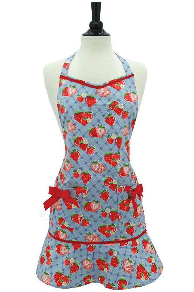 Jessie Steele Sweet Strawberry Lucille Apron