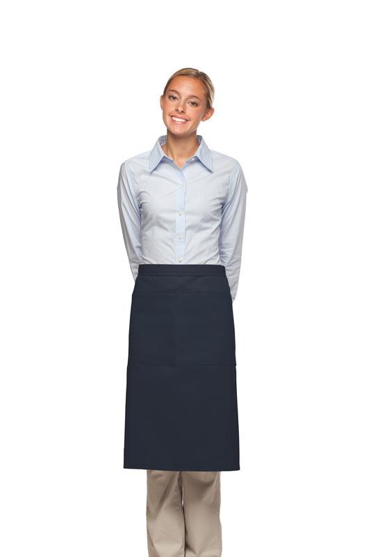 Cardi / DayStar Navy 3/4 Bistro Apron (2 Pockets)