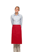 Cardi / DayStar Red 3/4 Bistro Apron (2 Pockets)